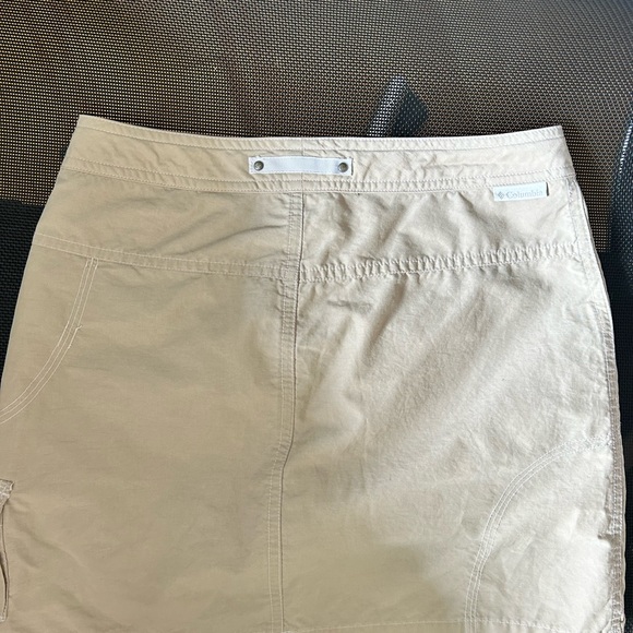 Cute Columbia Beige Skirt For Kids with Integrated Shorts - Picture 6 of 9